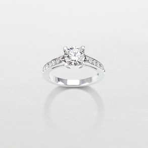 white gold and diamonds ring