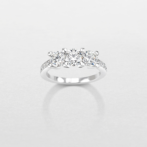 white gold and diamonds ring