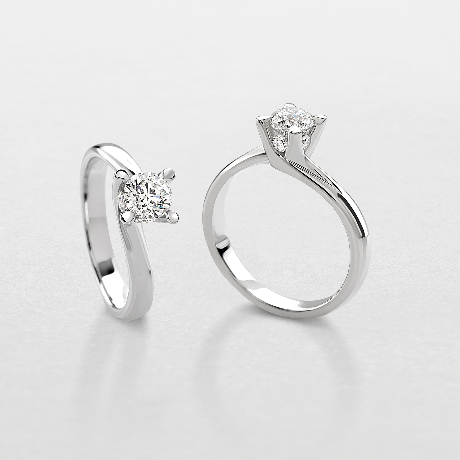 white gold and diamonds ring