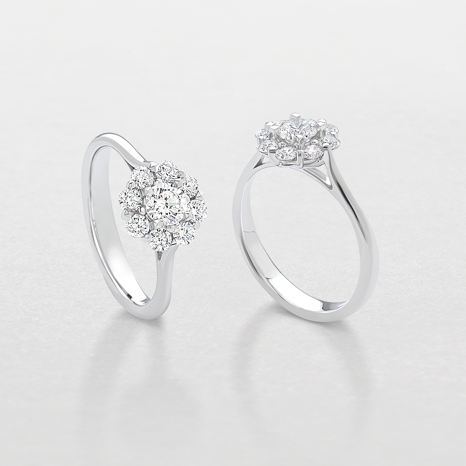 white gold and diamonds ring