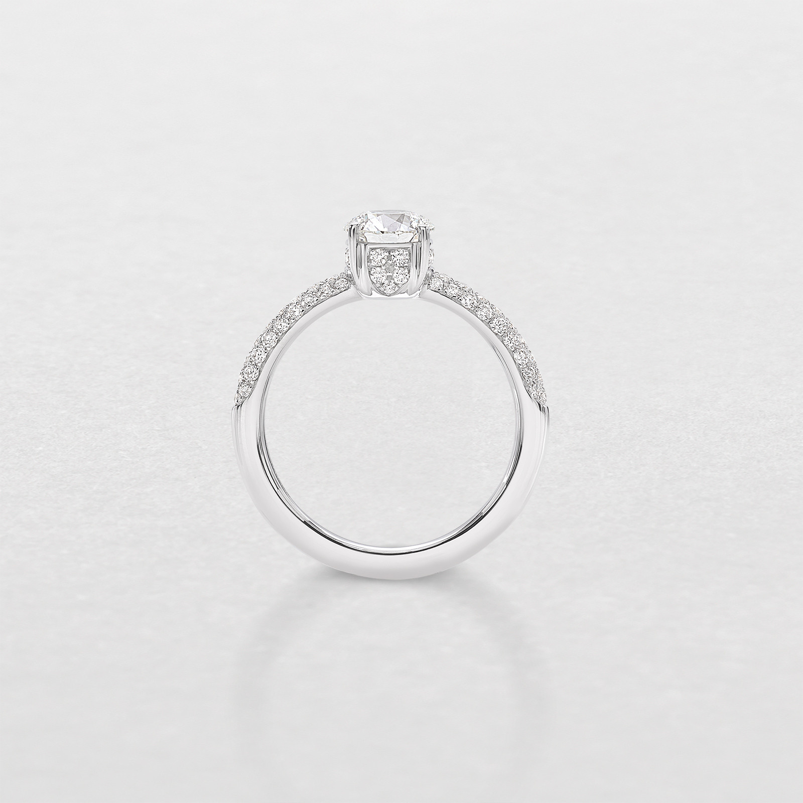 white gold and diamonds ring