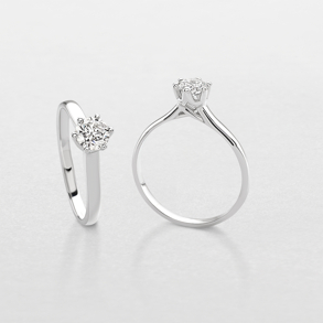 white gold and diamonds ring