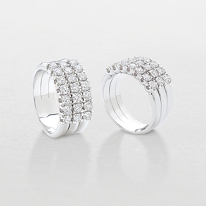 white gold and diamonds ring