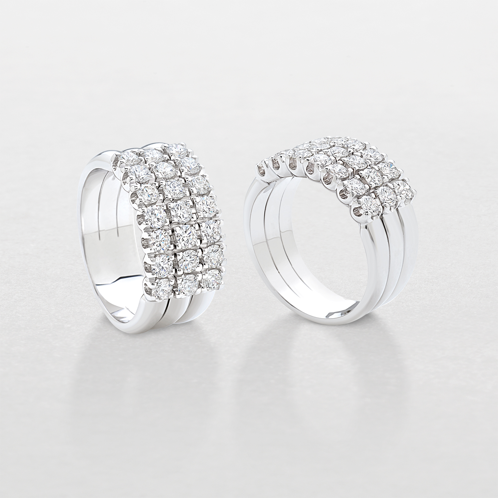 white gold and diamonds ring