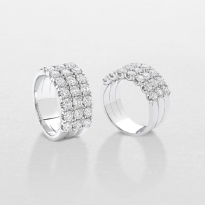 white gold and diamonds ring