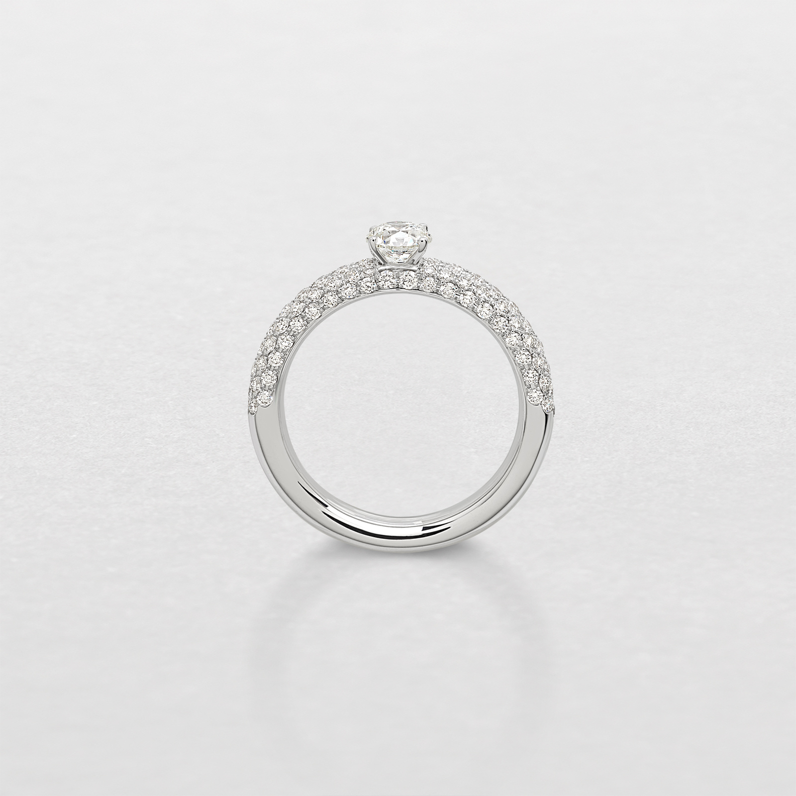 white gold and diamonds ring