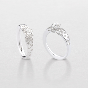 white gold and diamonds ring