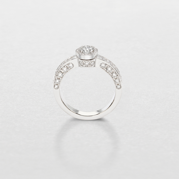 white gold and diamonds ring