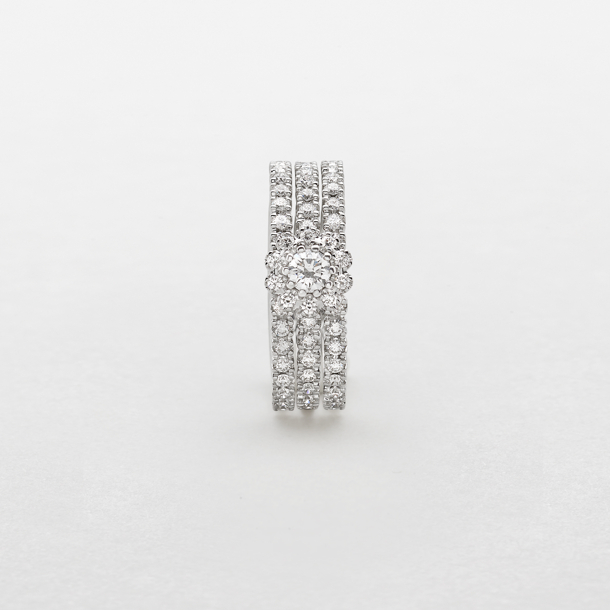 white gold and diamonds ring