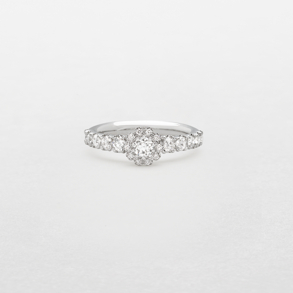 white gold and diamonds ring