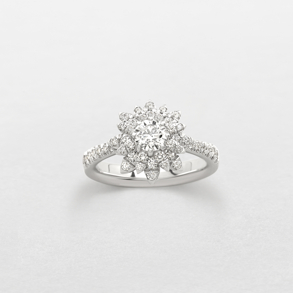 white gold and diamonds ring