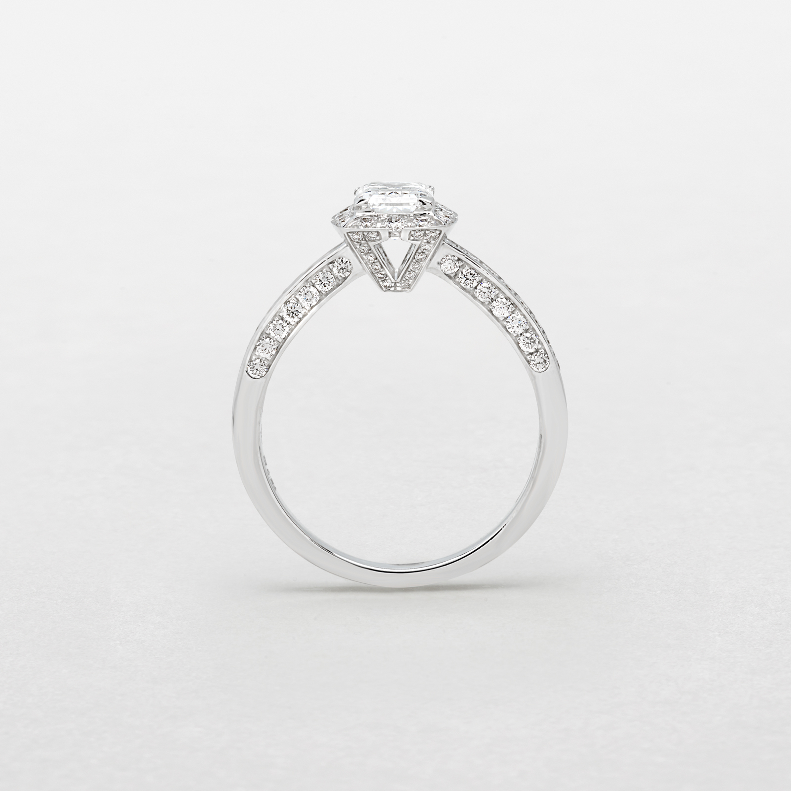 white gold and diamonds ring