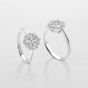 white gold and diamonds ring