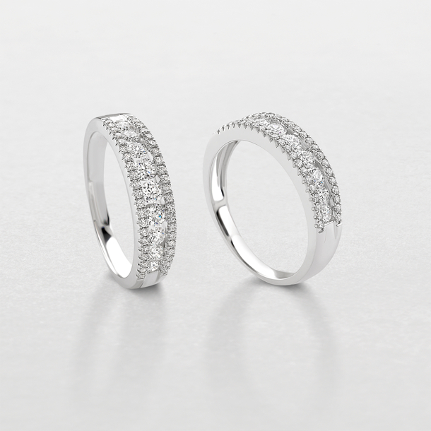 white gold and diamonds ring