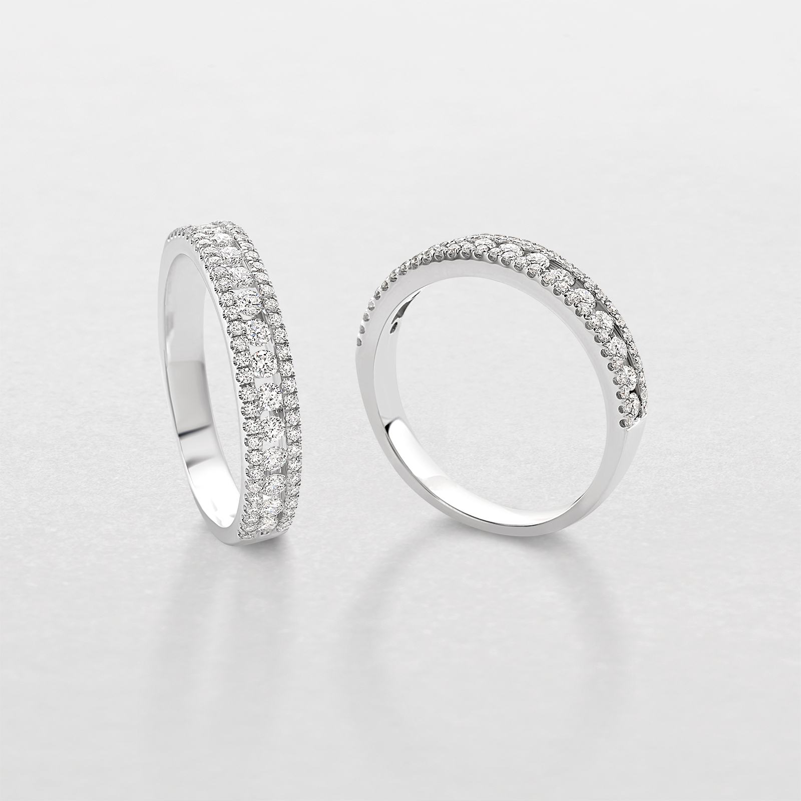 white gold and diamonds ring