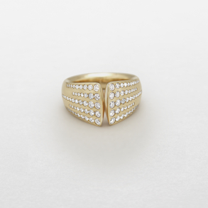 rose gold and diamonds ring