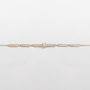 bracciale in oro rosa e diamanti