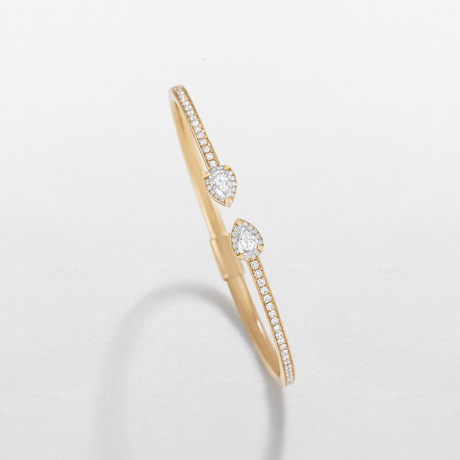 bracciale in oro rosa e diamanti