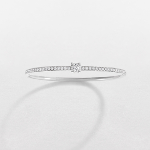 bracciale in oro bianco e diamanti