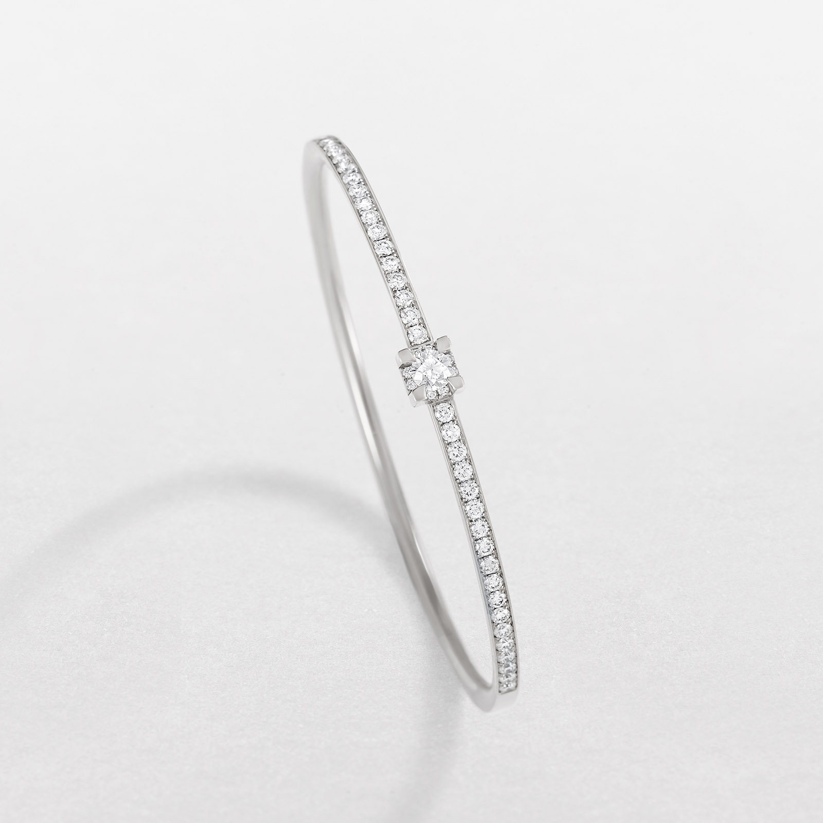 bracciale in oro bianco e diamanti