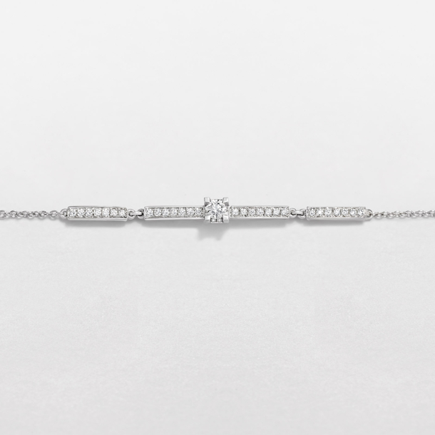 bracciale in oro bianco e diamanti