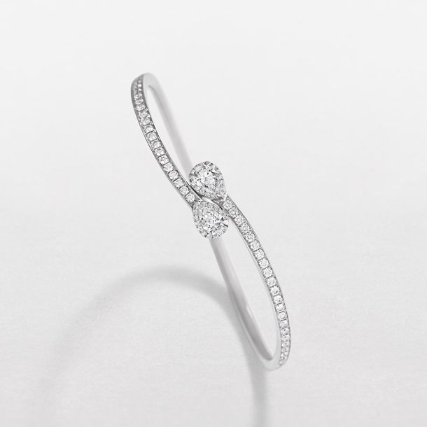 bracciale in oro bianco e diamanti
