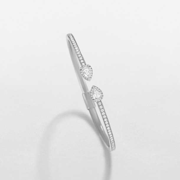bracciale in oro bianco e diamanti