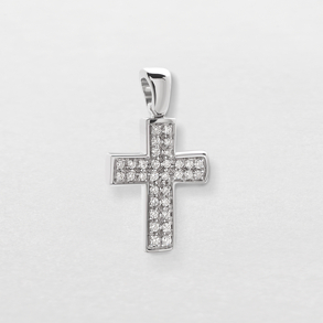 white gold and diamonds pendant