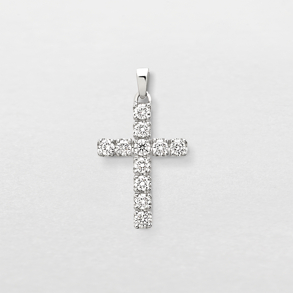 white gold and diamonds pendant