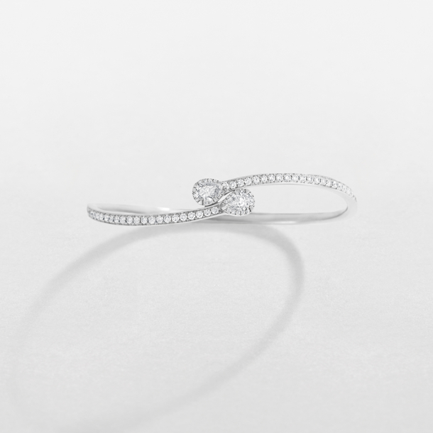 bracciale in oro bianco e diamanti