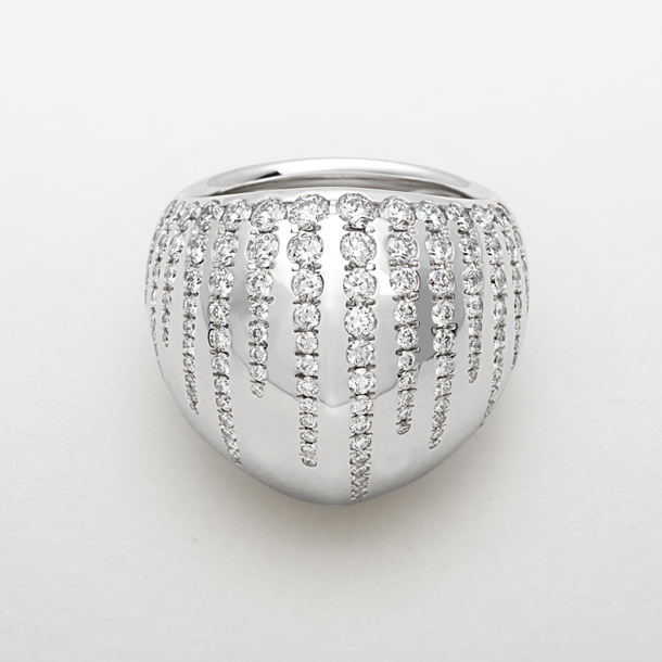 white gold with diamonds ring