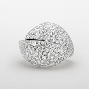 white gold with diamonds ring