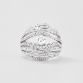 white gold and diamonds ring