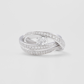 white gold and diamonds ring
