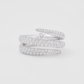 white gold and diamonds ring