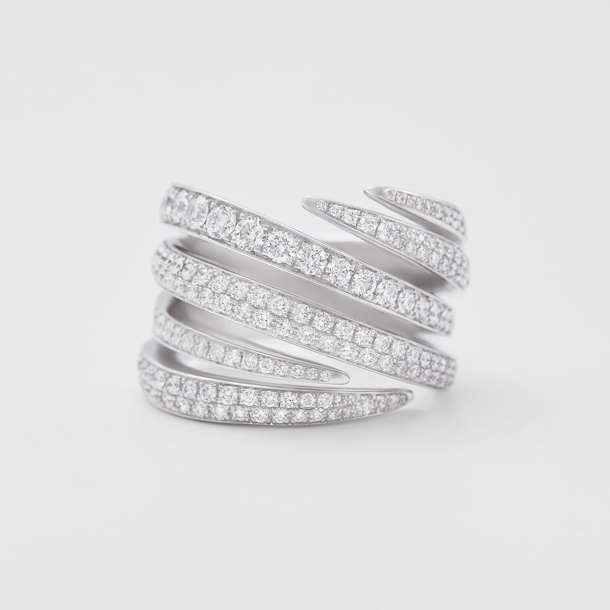 white gold and diamonds ring