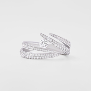 white gold and diamonds ring