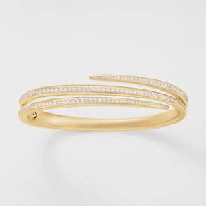 bracciale in oro rosa e diamanti