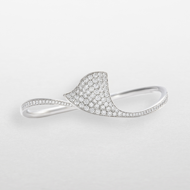 bracciale in oro bianco e diamanti
