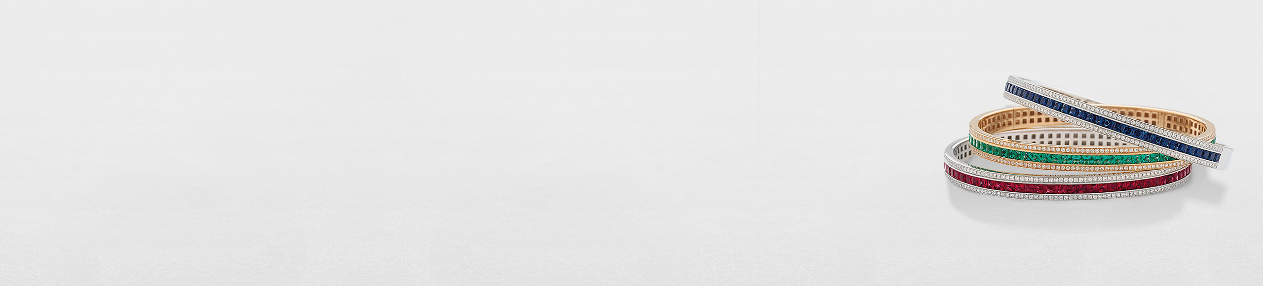 Bracciali in oro, diamanti e pietre di colore | Giorgio Visconti